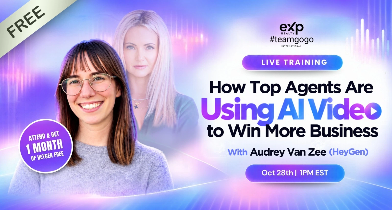 Free training: Oct 28th | 1 PM EST